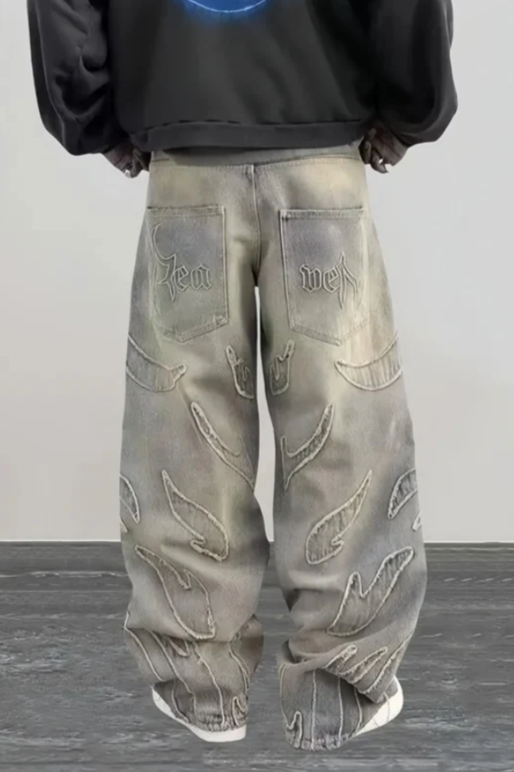 PANTS "RAW EDGE BAGGY"