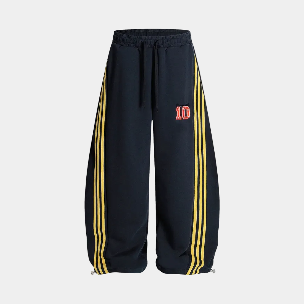 PANTS "FLEECE VINTAGE SIDE STRIPE DRAPE PARATROOPER MACHETE"