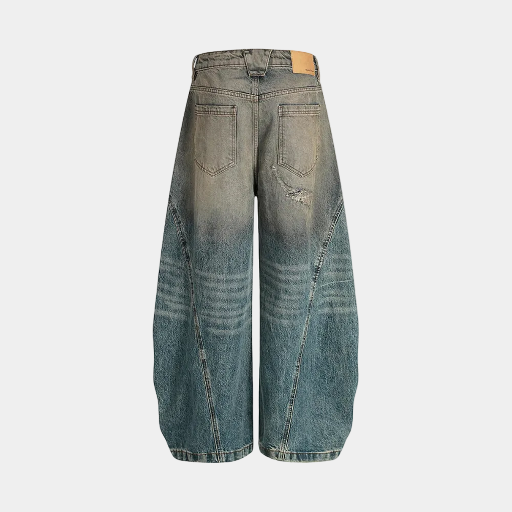 JEANS "VINTAGE MUD-DYED DISTRESSED"
