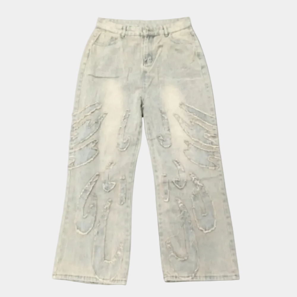 PANTS "RAW EDGE BAGGY"